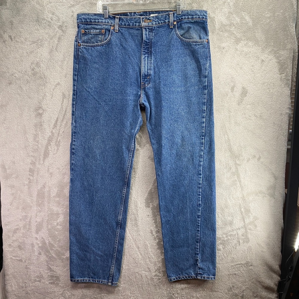 Levi's 505 Regular Fit Straight Leg Jeans Men's 42x32 Medium Wash